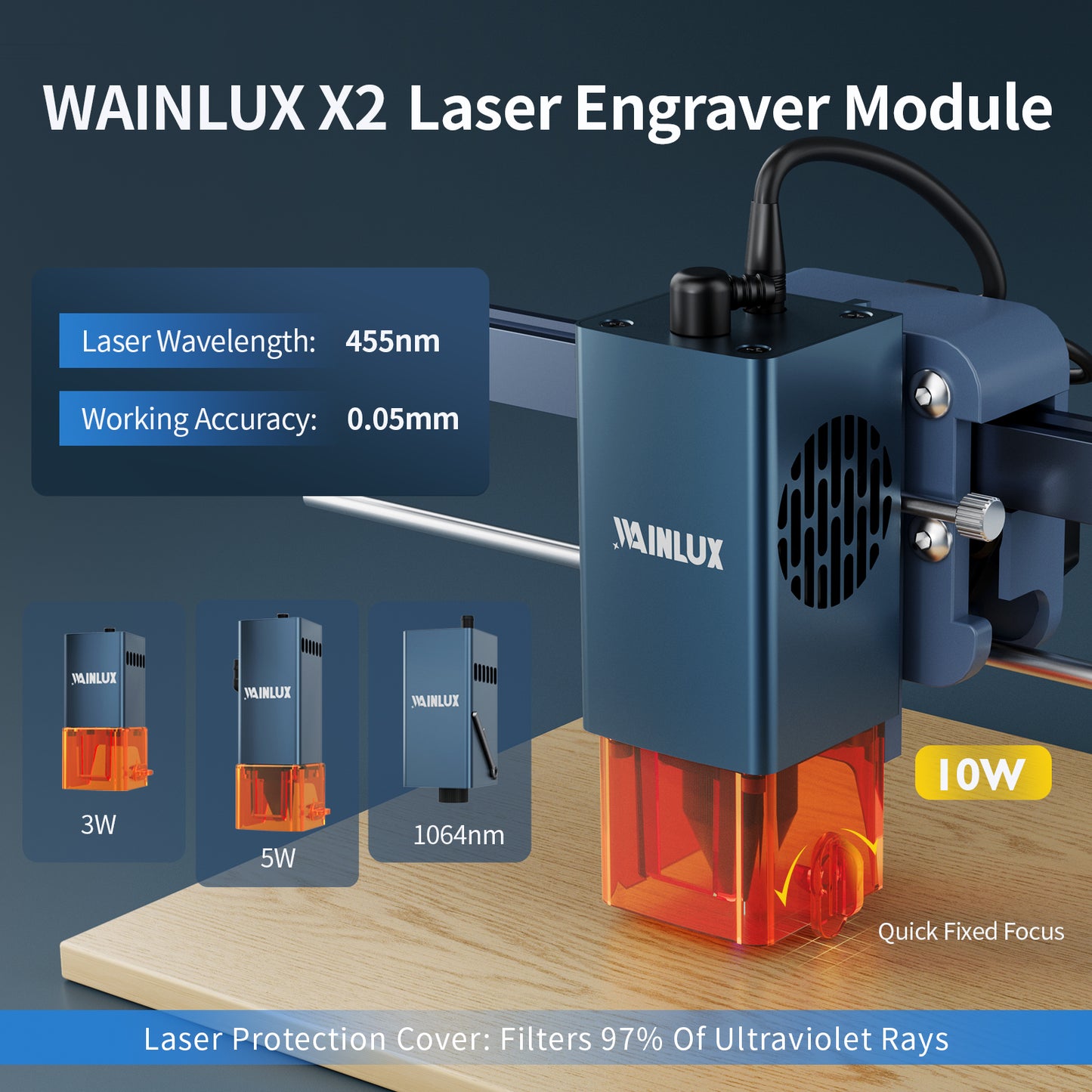WAINLUX X2 Laser Engraver Machine